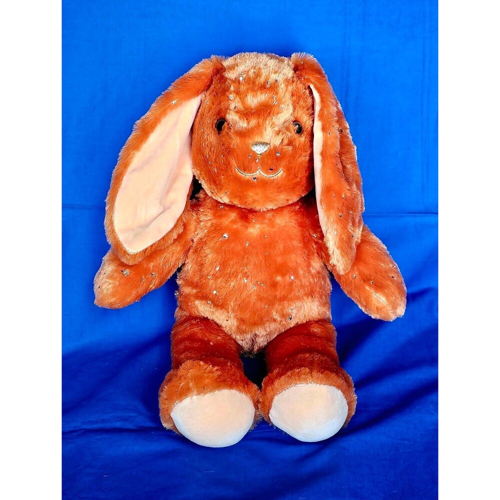 Build-A-Bear Pumpkin Spice Sparkle Pawlette Bunny Rabbit Plush Halloween / Fall